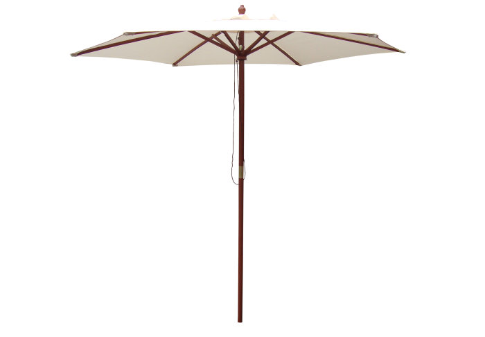Markedsparasol Santander Ø250 cm beige - Sunlife
